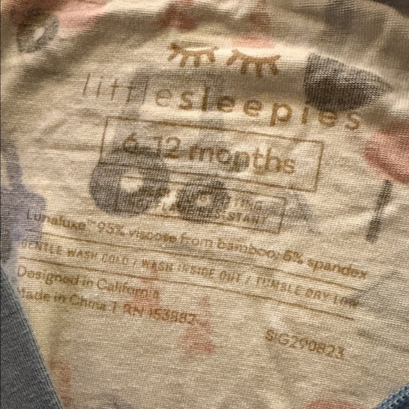Little Sleepies Pastel Construction Onesie - Picture 2 of 2